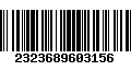 Código de Barras 2323689603156