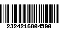 Código de Barras 2324216004590