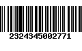 Código de Barras 2324345002771