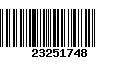 Código de Barras 23251748