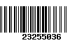 Código de Barras 23255036