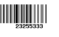 Código de Barras 23255333