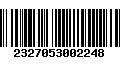 Código de Barras 2327053002248