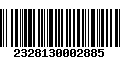 Código de Barras 2328130002885