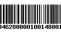 Código de Barras 232846280000100148001480