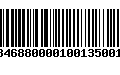 Código de Barras 232846880000100135001358