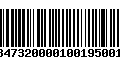 Código de Barras 232847320000100195001954