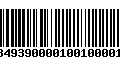 Código de Barras 232849390000100100001001