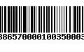 Código de Barras 232886570000100350003500