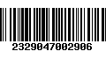 Código de Barras 2329047002906