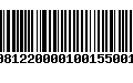 Código de Barras 233081220000100155001552