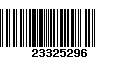 Código de Barras 23325296