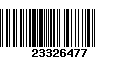 Código de Barras 23326477