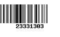 Código de Barras 23331303