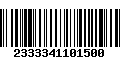 Código de Barras 2333341101500