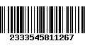 Código de Barras 2333545811267