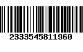 Código de Barras 2333545811960