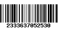 Código de Barras 2333637052530