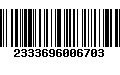 Código de Barras 2333696006703