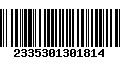 Código de Barras 2335301301814