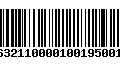 Código de Barras 233632110000100195001958