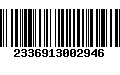 Código de Barras 2336913002946