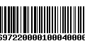 Código de Barras 233697220000100040000405