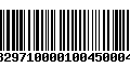 Código de Barras 233829710000100450004508