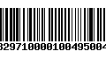 Código de Barras 233829710000100495004952