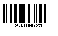 Código de Barras 23389625