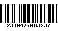 Código de Barras 2339477003237