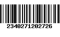 Código de Barras 2340271202726