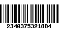 Código de Barras 2340375321804