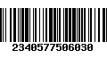 Código de Barras 2340577506030