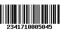 Código de Barras 2341710005045