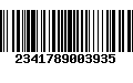 Código de Barras 2341789003935