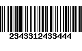 Código de Barras 2343312433444