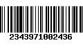 Código de Barras 2343971002436