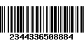 Código de Barras 2344336508884