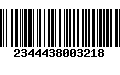 Código de Barras 2344438003218