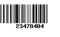 Código de Barras 23478404