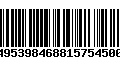 Código de Barras 2349539846881575450019