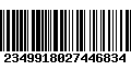 Código de Barras 2349918027446834