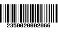 Código de Barras 2350020002866