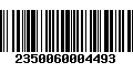 Código de Barras 2350060004493