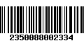 Código de Barras 2350088002334