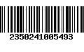 Código de Barras 2350241005493