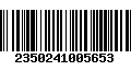 Código de Barras 2350241005653