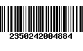 Código de Barras 2350242004884