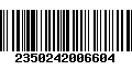 Código de Barras 2350242006604